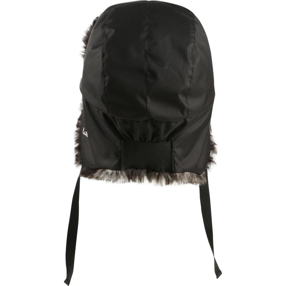 Adults' Skiing Ushanka, Black, No Color, large image number 6