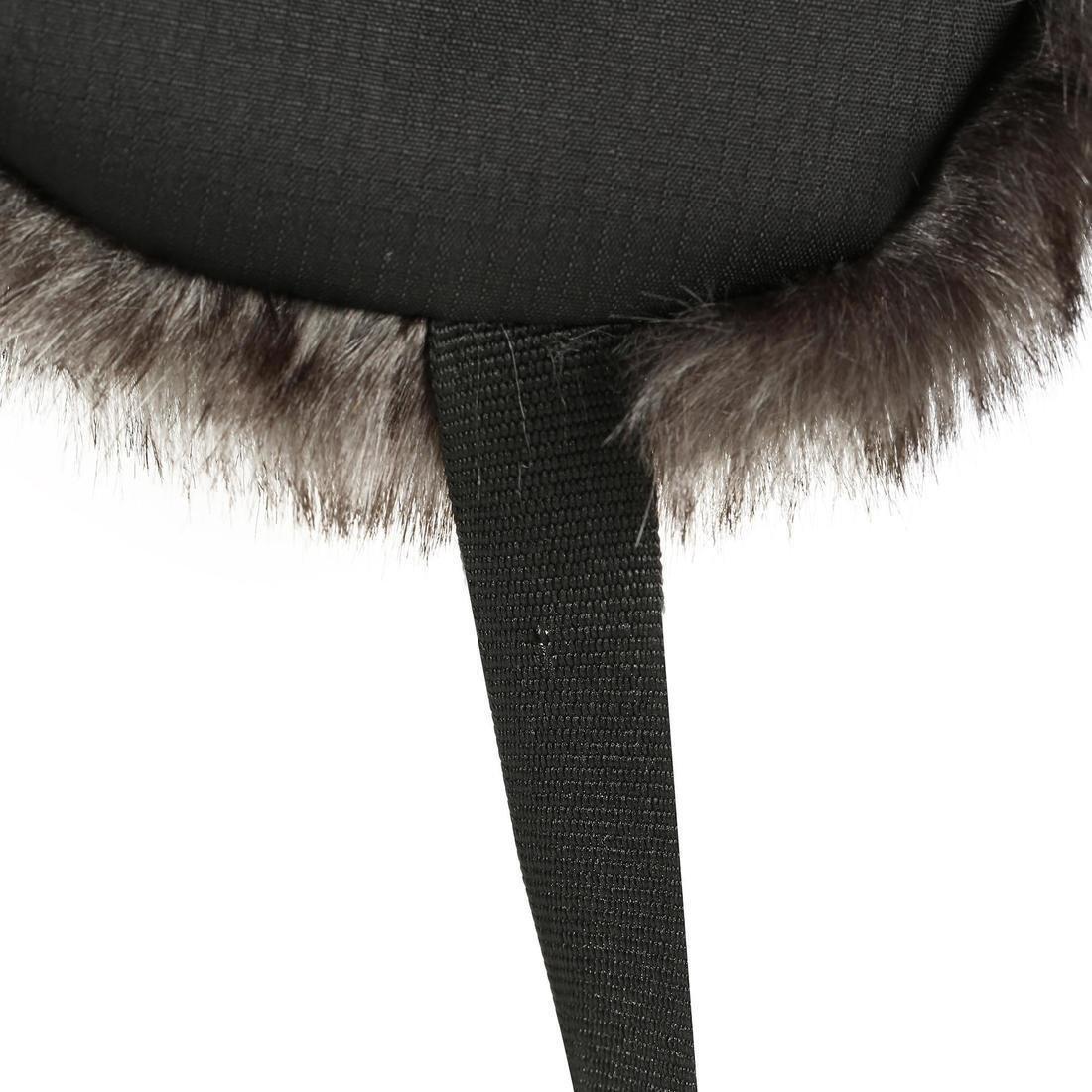 Adults' Skiing Ushanka, Black, No Color, large image number 7