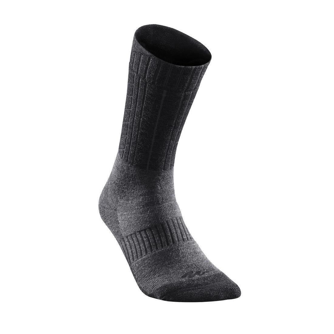 Adult Warm Walking Socks, 2 Pack, Grey, , large image number 1