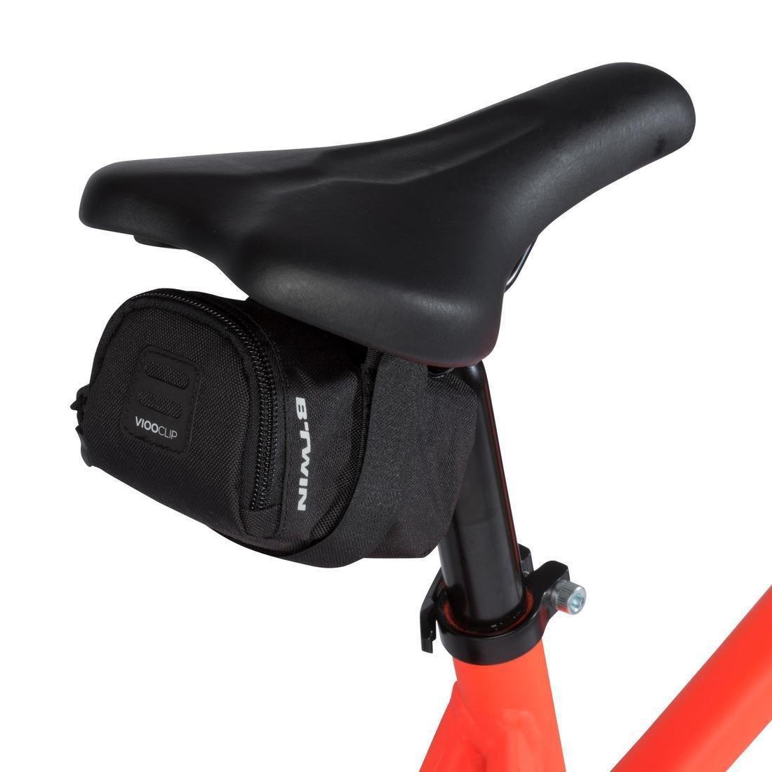 100 Bike Saddle Bag, Black, No Color, large image number 1