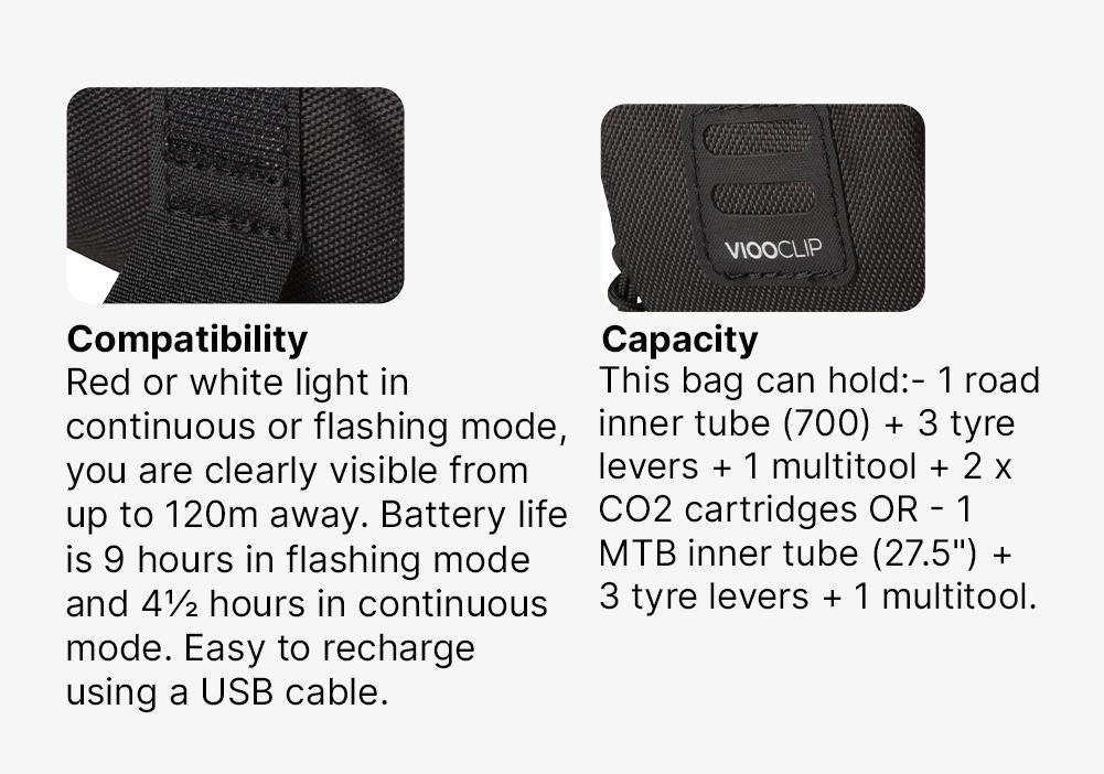 100 Bike Saddle Bag, Black, No Color, large image number 15