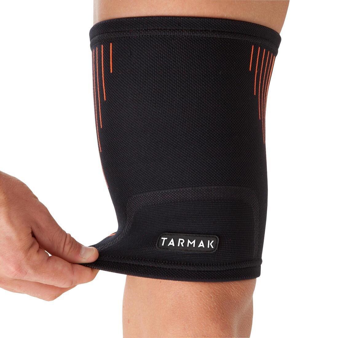 TARMAK Soft 300 Right/Left Compression Thigh Support, Black