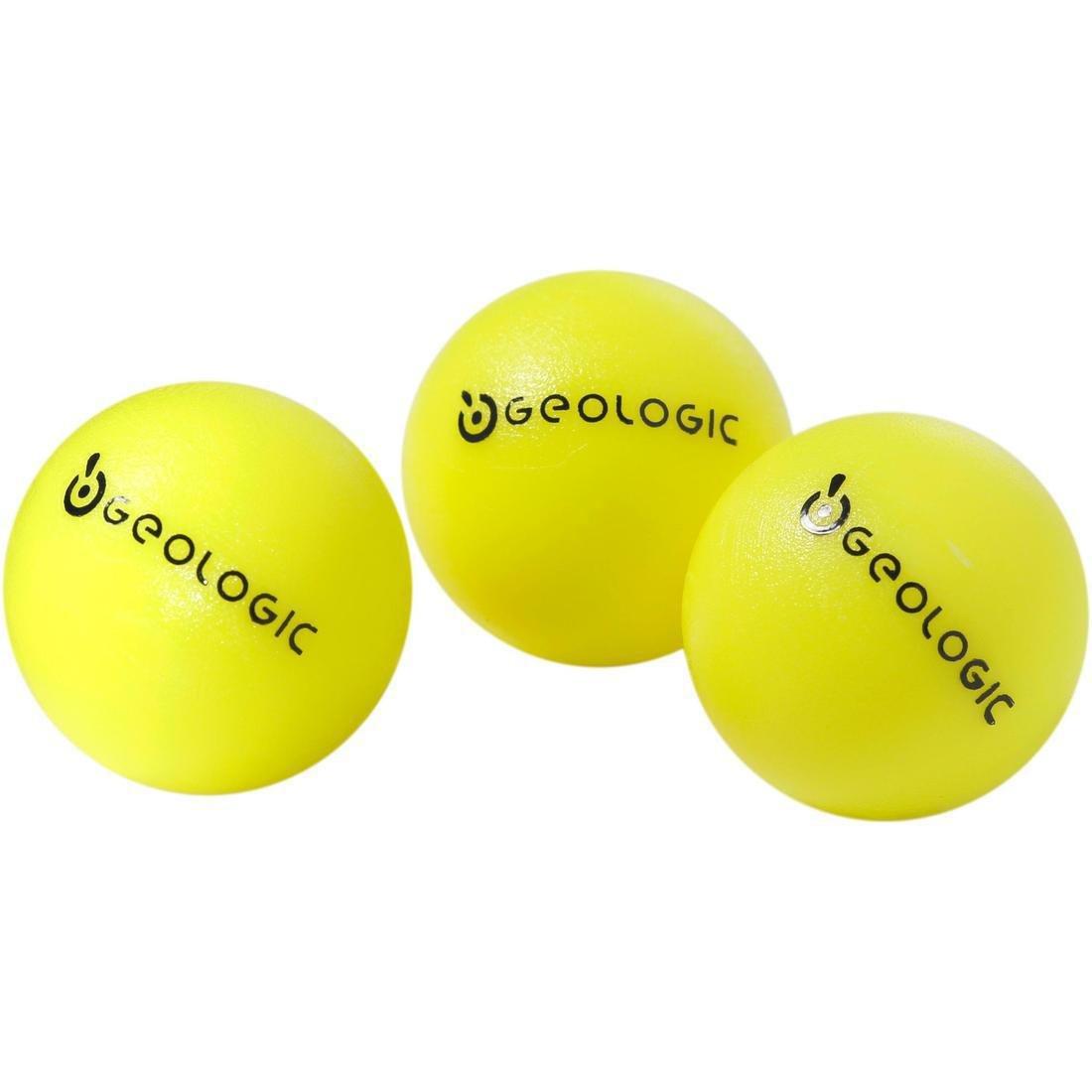 DEFAULT 3 Plastic Recreational Petanque Jacks, No Color, large image number 0