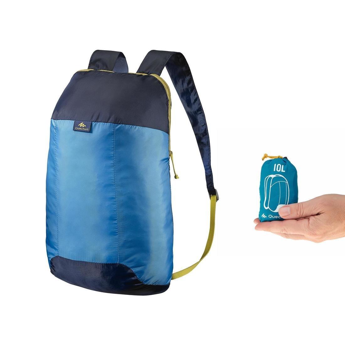 Ultra-Compact Travel  Rucksack, Teal Blue, No Color, large image number 0