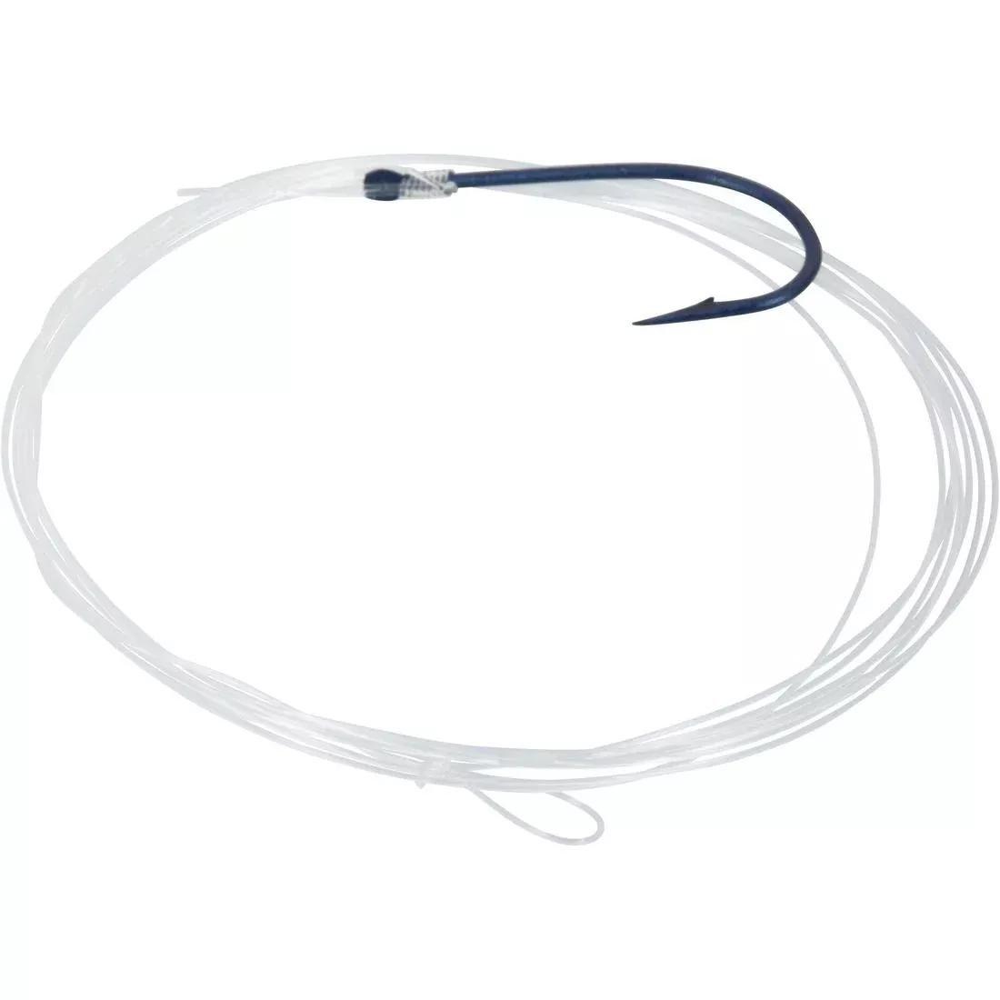 Blue Reversed Spade-End Hooks TO Line For Sea Fishing, Blue, No Color, large image number 3