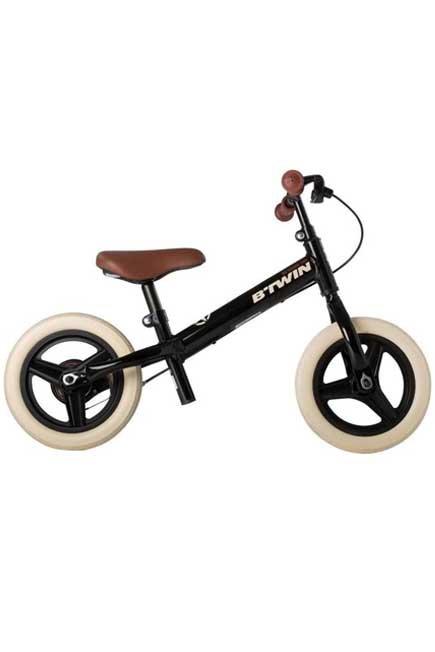 BTWIN RunRide 520 Cruiser 10 Children s Balance Bike Black