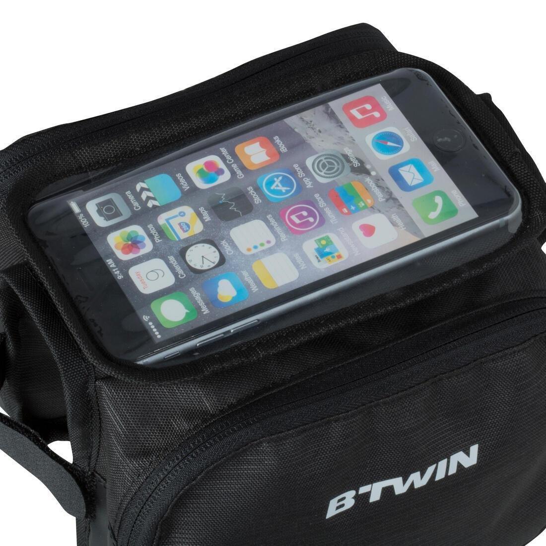 520 Double Bike Frame Bag, Black, No Color, large image number 8