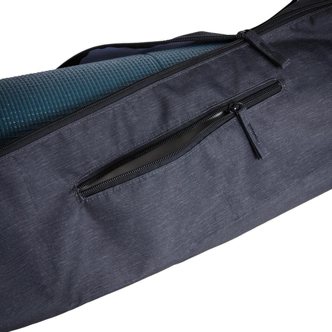 KIMJALY - Yoga Mat Bag, Mottled, Grey