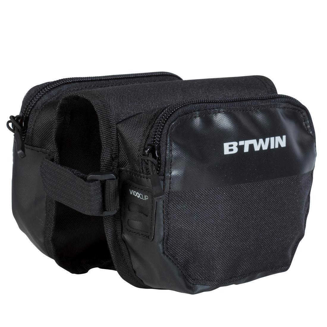 500 Double Bike Frame Bag, Black, No Color, large image number 0