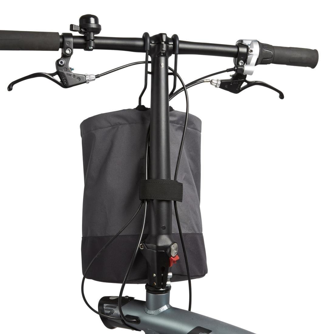 Flexible Folding Bike Basket, Grey, , large image number 5