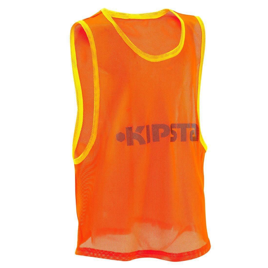 Kids Team Sports Bib, Fluo Lime, No Color, large image number 4
