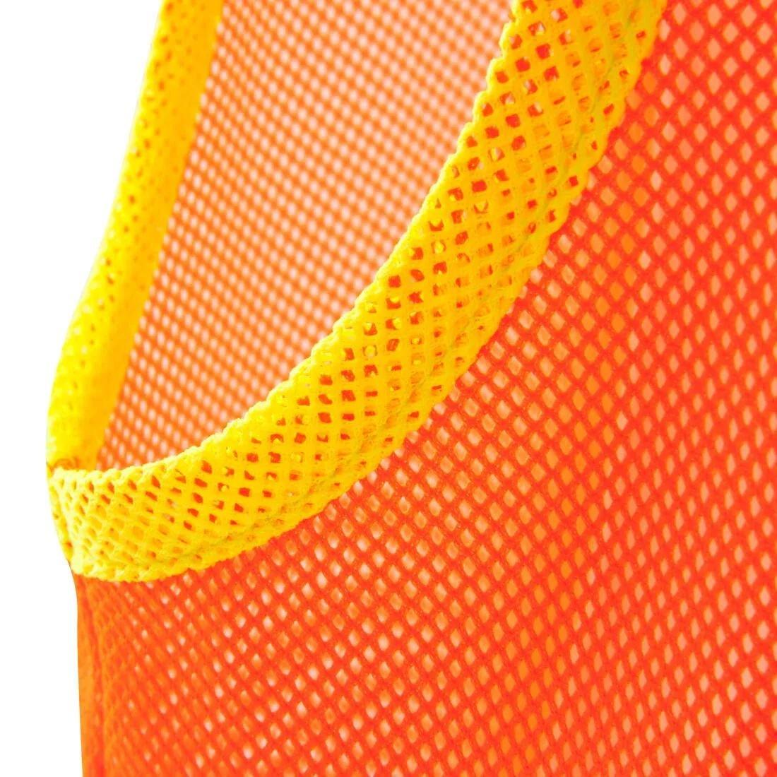 Kids Team Sports Bib, Fluo Lime, No Color, large image number 6