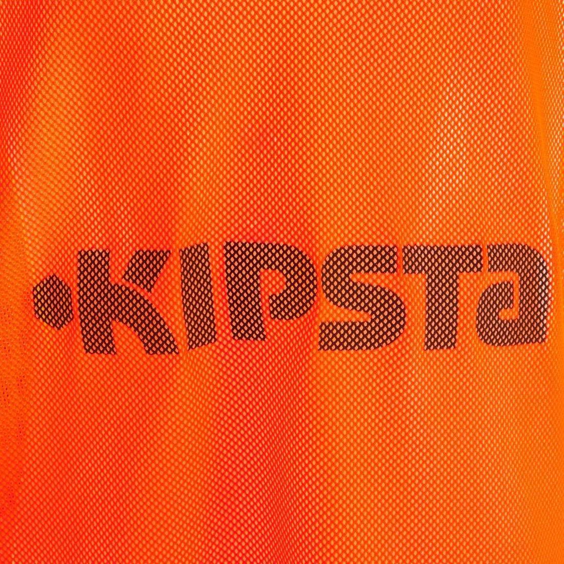 Kids Team Sports Bib, Fluo Lime, No Color, large image number 8