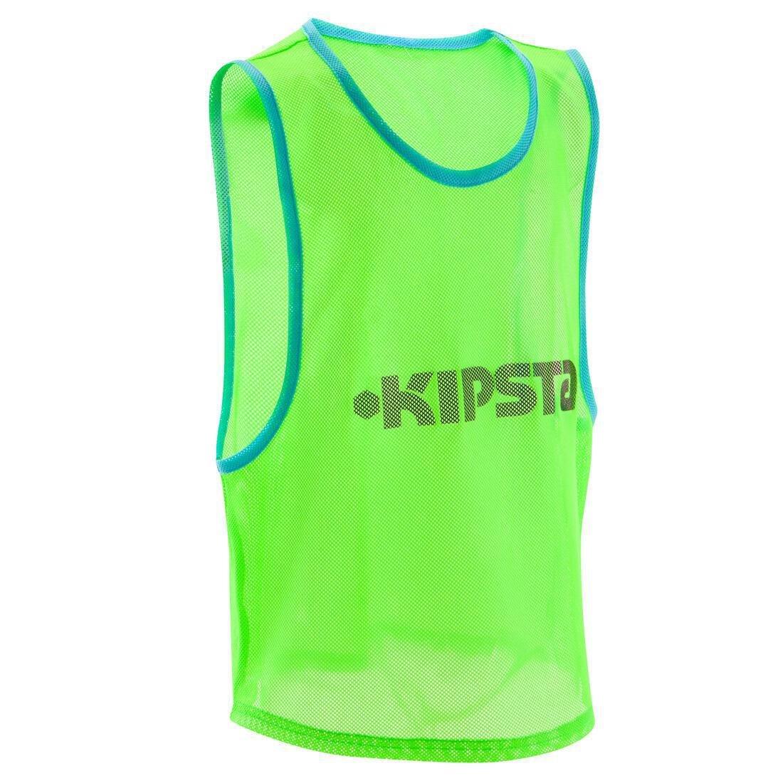 Kids Team Sports Bib, Fluo Lime, No Color, large image number 14