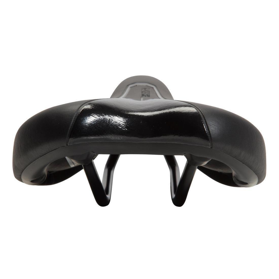 100 Sport Comfort Bike Saddle, Black, No Color, large image number 2