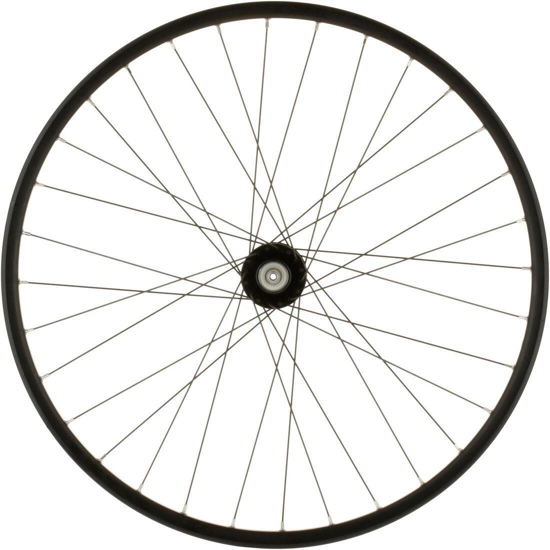 BLACK Kids Wheel 24 Front Double Wall Rim Disc - Black, No Color, large image number 0