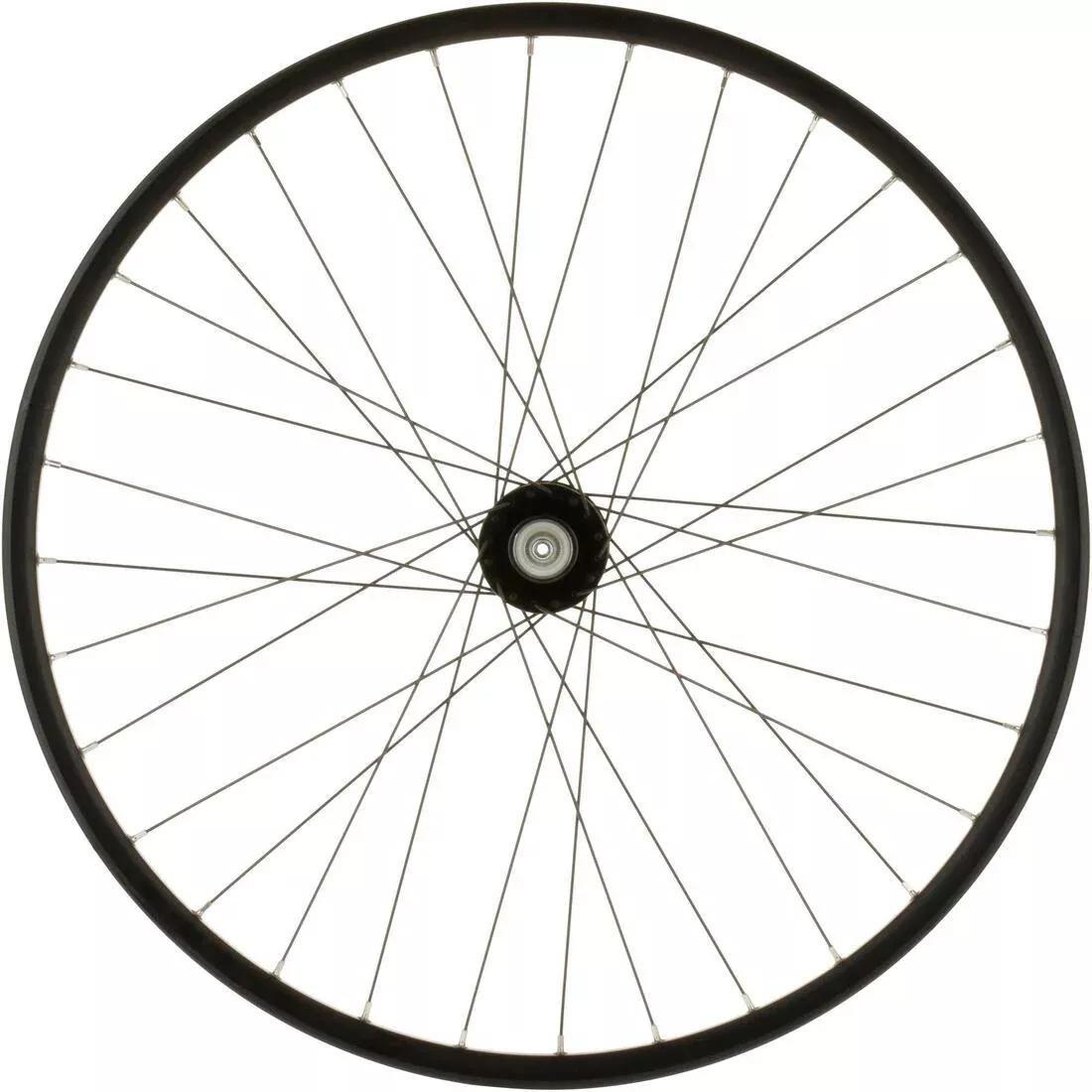 BLACK Kids Wheel 24 Front Double Wall Rim Disc - Black, No Color, large image number 1