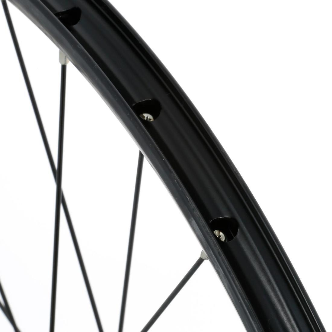 BLACK Kids Wheel 24 Front Double Wall Rim Disc - Black, No Color, large image number 2
