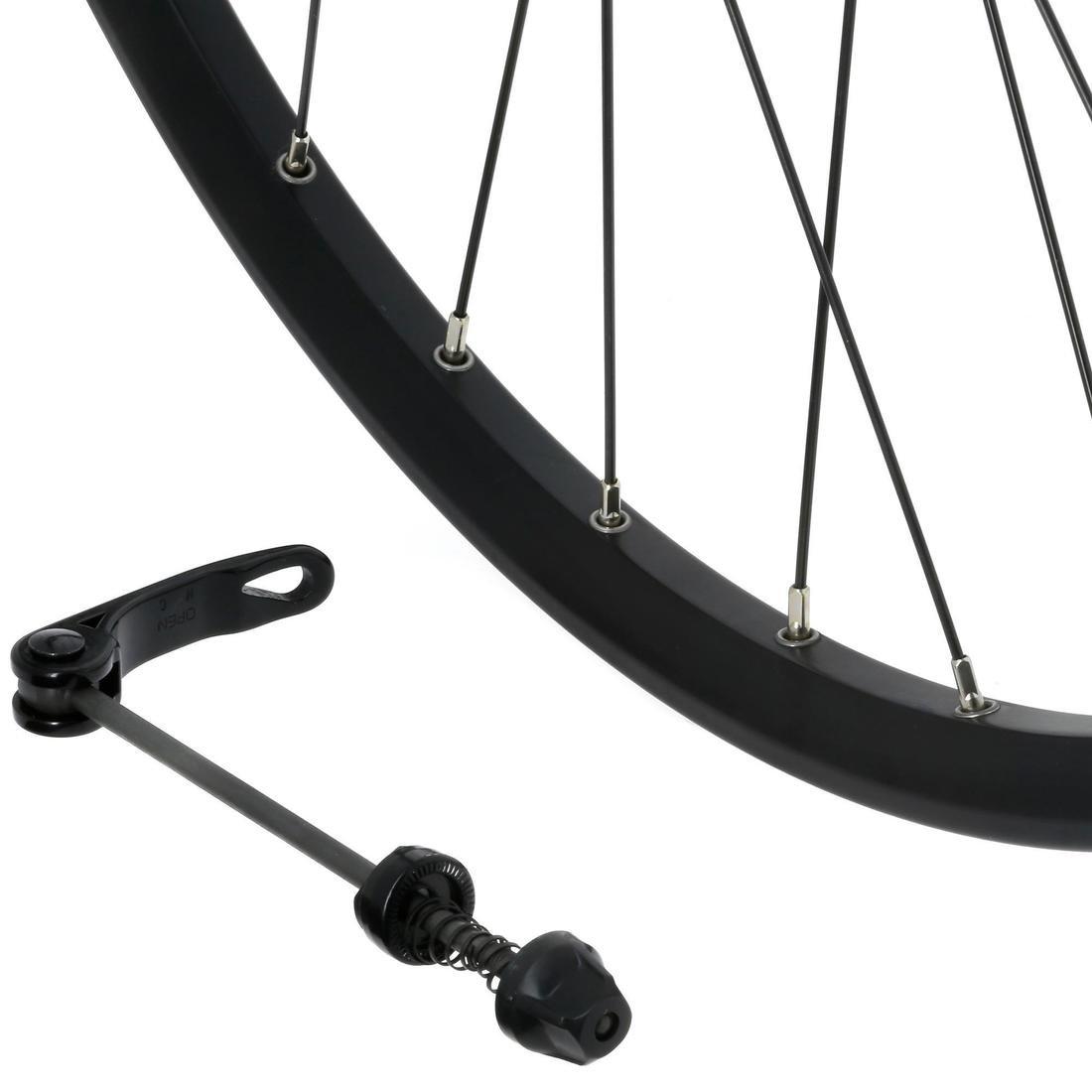 BLACK Kids Wheel 24 Front Double Wall Rim Disc - Black, No Color, large image number 3