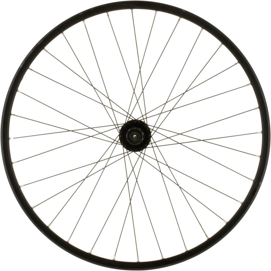 BLACK Kids Rear Wheel 24 Double Wall Rim Disc Cassette - Black, , medium