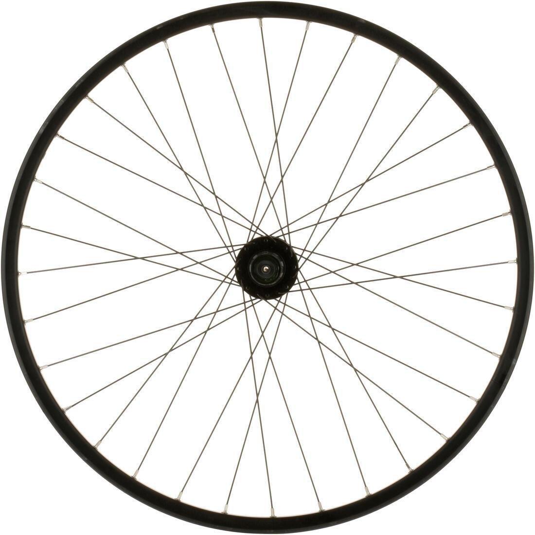 BLACK Kids Rear Wheel 24 Double Wall Rim Disc Cassette - Black, No Color, large image number 1