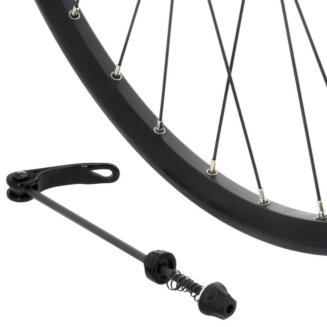 BLACK Kids Rear Wheel 24 Double Wall Rim Disc Cassette - Black, No Color, large image number 3