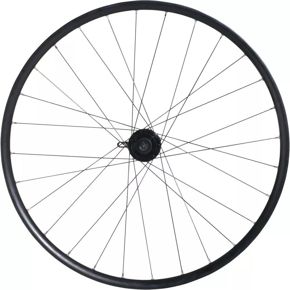 Double-Walled Quick-Release Disc Brake Mountain Bike Front Wheel, No Color, medium