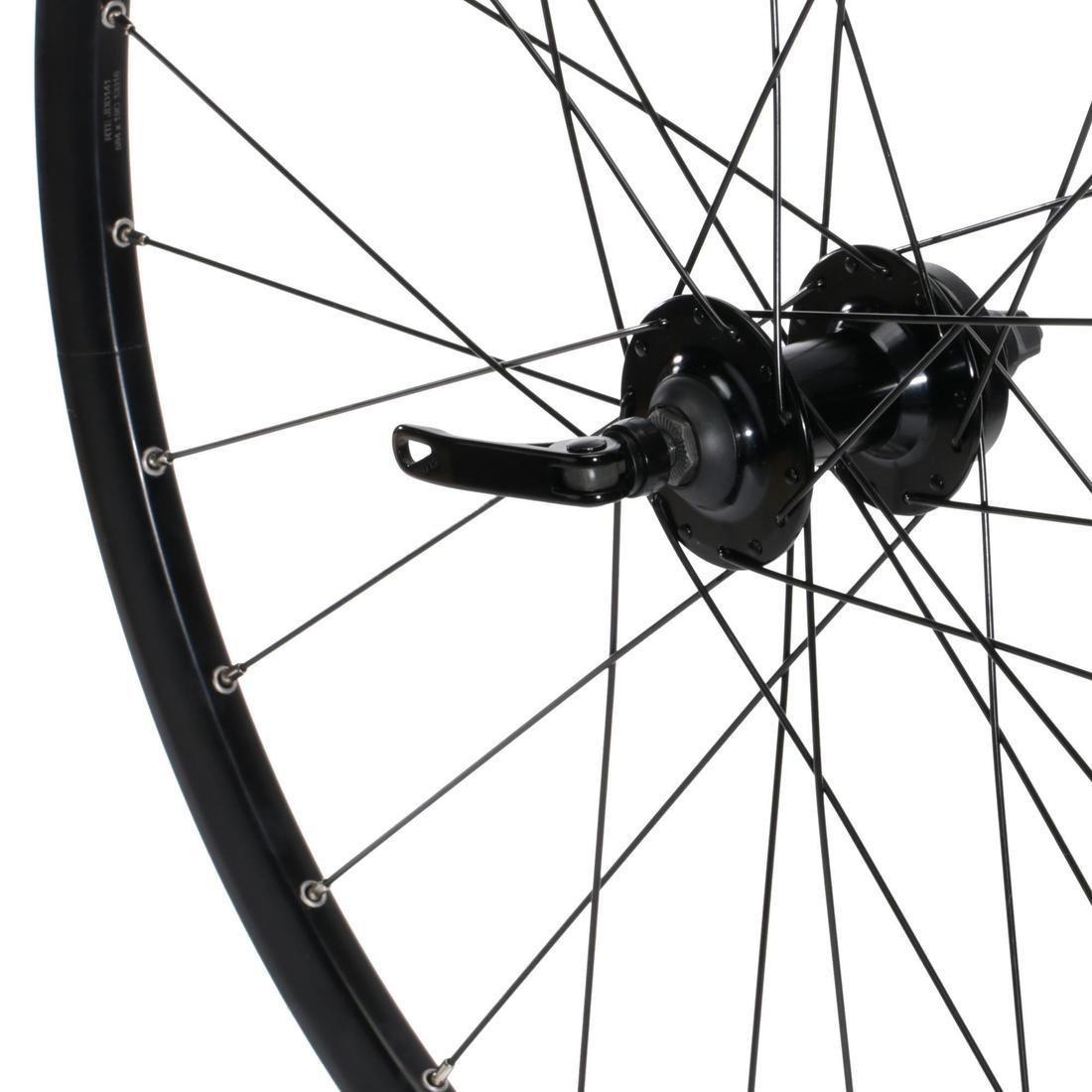 Double-Walled Quick-Release Disc Brake Mountain Bike Front Wheel, No Color, medium
