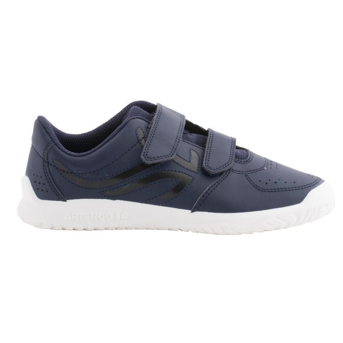 DECATHLON - Ts100 GripKids Tennis Shoes, Navy Blue