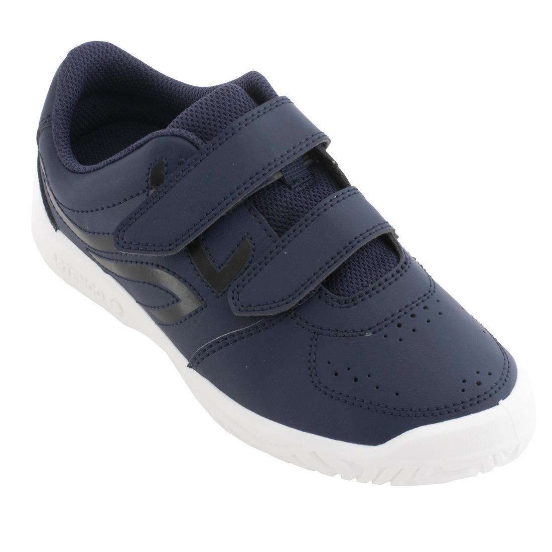 DECATHLON - Ts100 GripKids Tennis Shoes, Navy Blue