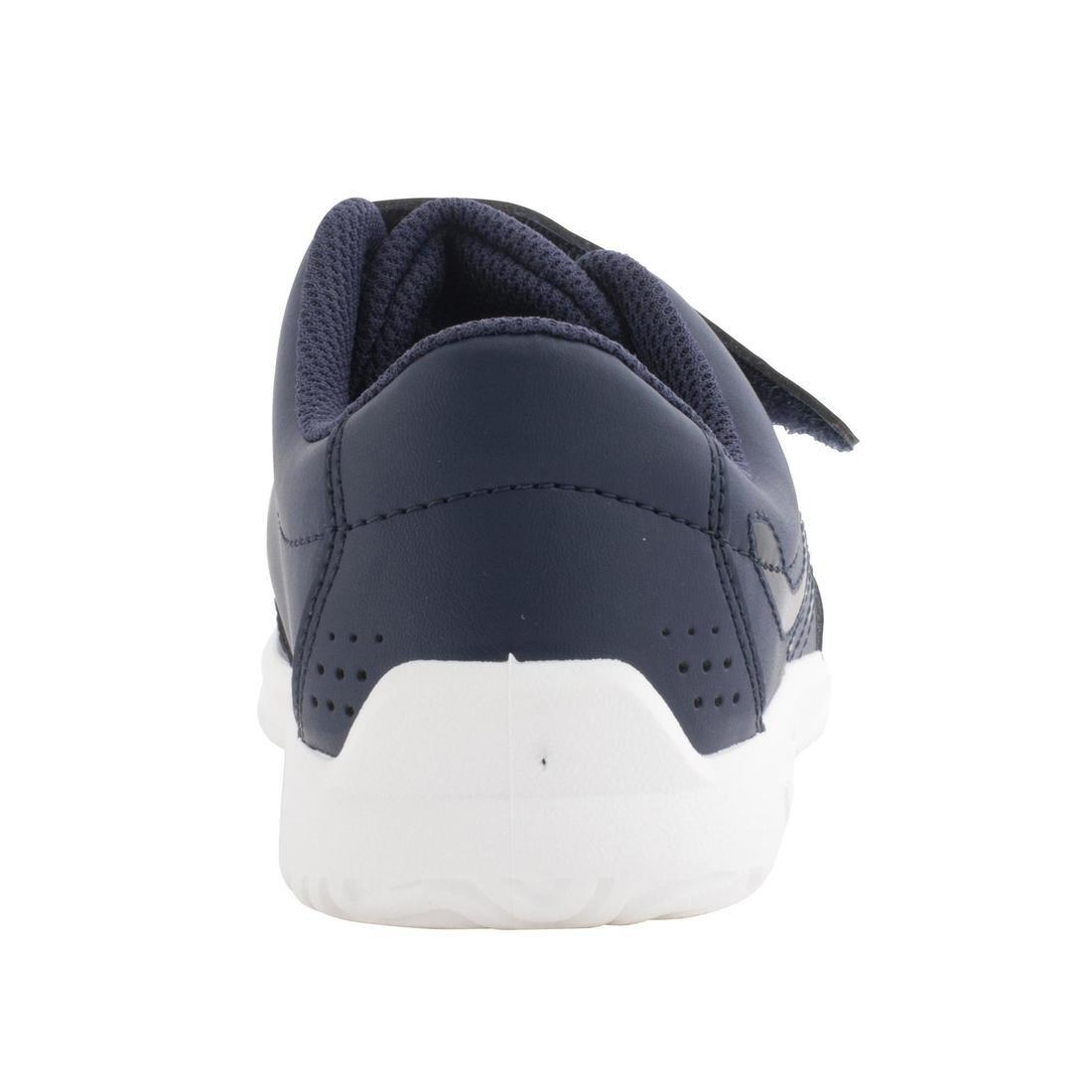 DECATHLON - Ts100 GripKids Tennis Shoes, Navy Blue