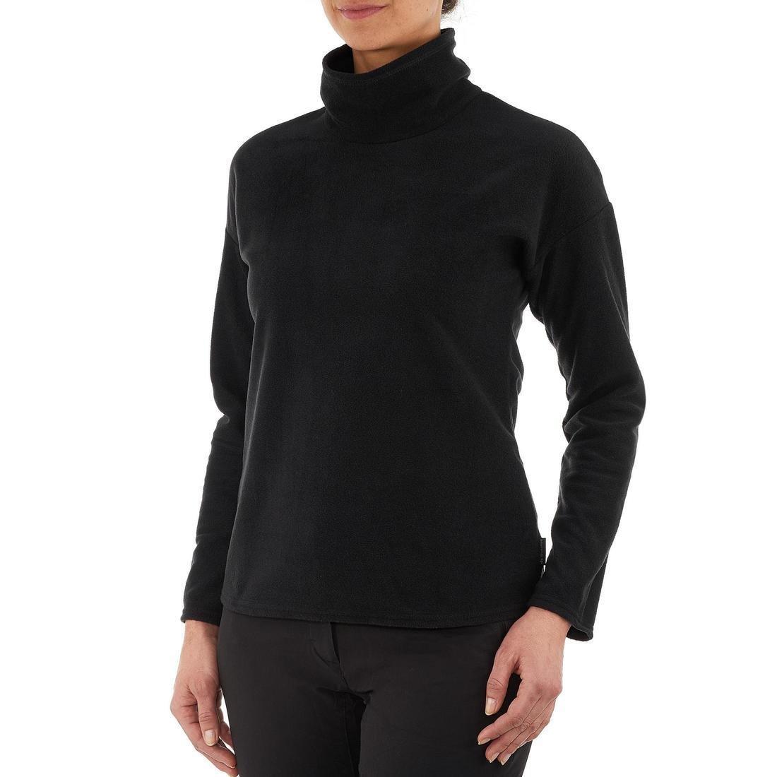 Forclaz 20 Women Mountain Hiking Fleece, Black, , large image number 0