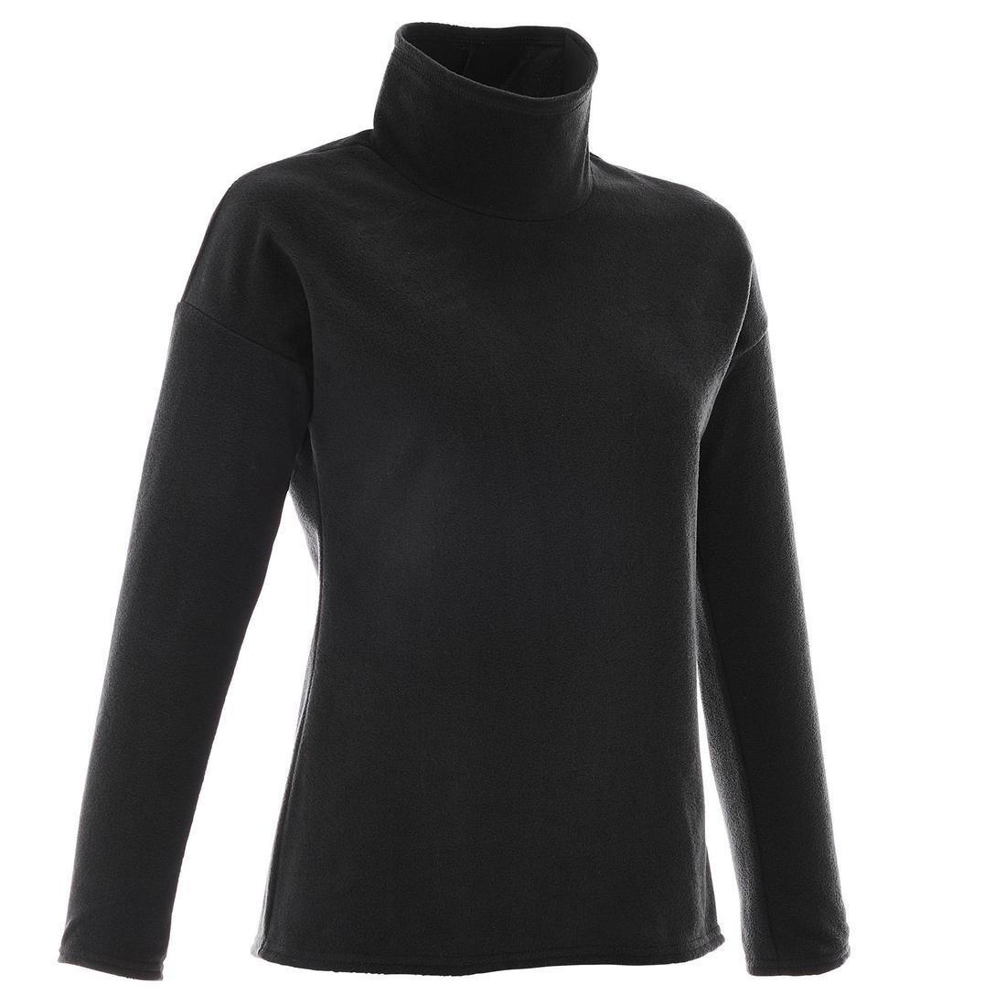 Forclaz 20 Women Mountain Hiking Fleece, Black, , large image number 1