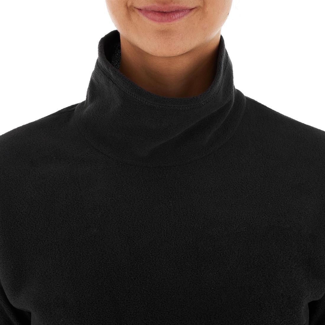 Forclaz 20 Women Mountain Hiking Fleece, Black, , large image number 4