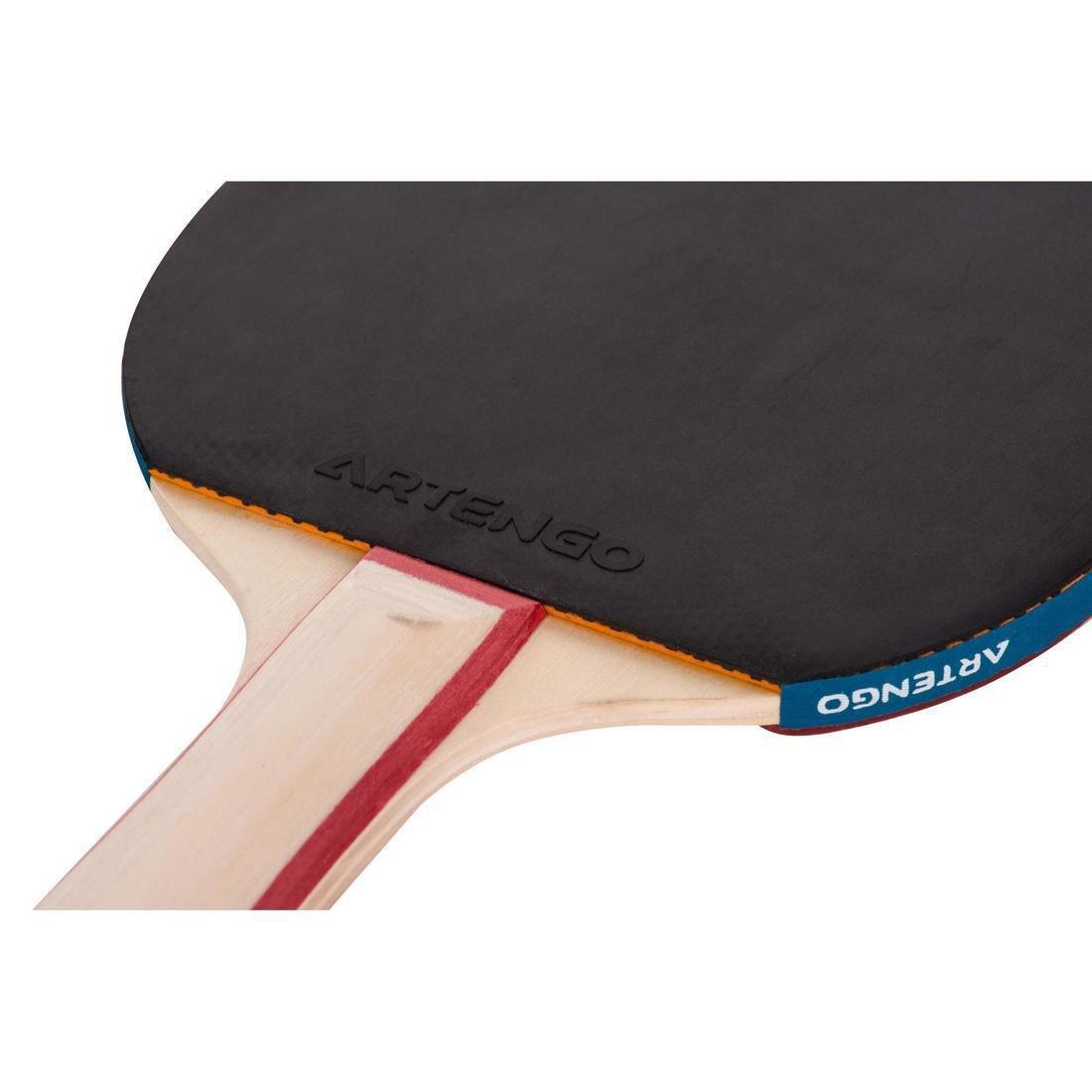 PONGORI - Concave Free Table Tennis Set: PPR 130 3 Balls, Black