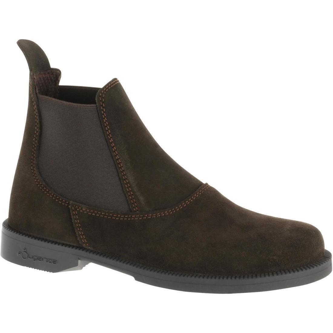 Classickids Horse Ridingleather Jodhpur Boots, Brown, No Color, medium