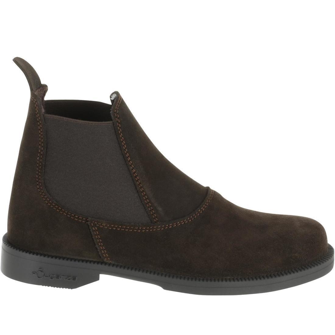 Classickids Horse Ridingleather Jodhpur Boots, Brown, No Color, large image number 2