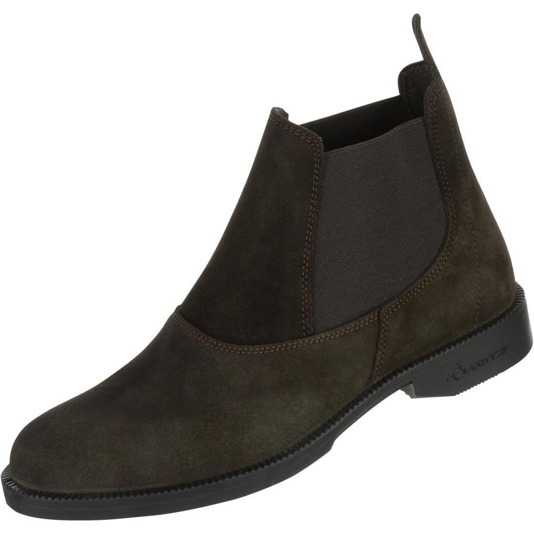 Classic Adult Horse Riding Leather Jodhpur Boots, Walnut Brown, No Color, large image number 9