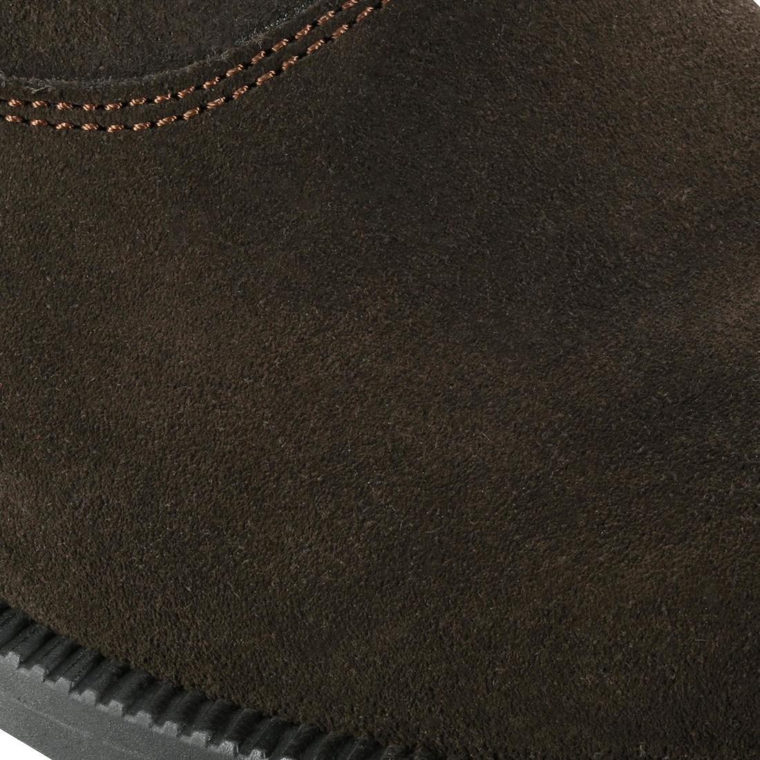 Classic Adult Horse Riding Leather Jodhpur Boots, Walnut Brown, No Color, large image number 10
