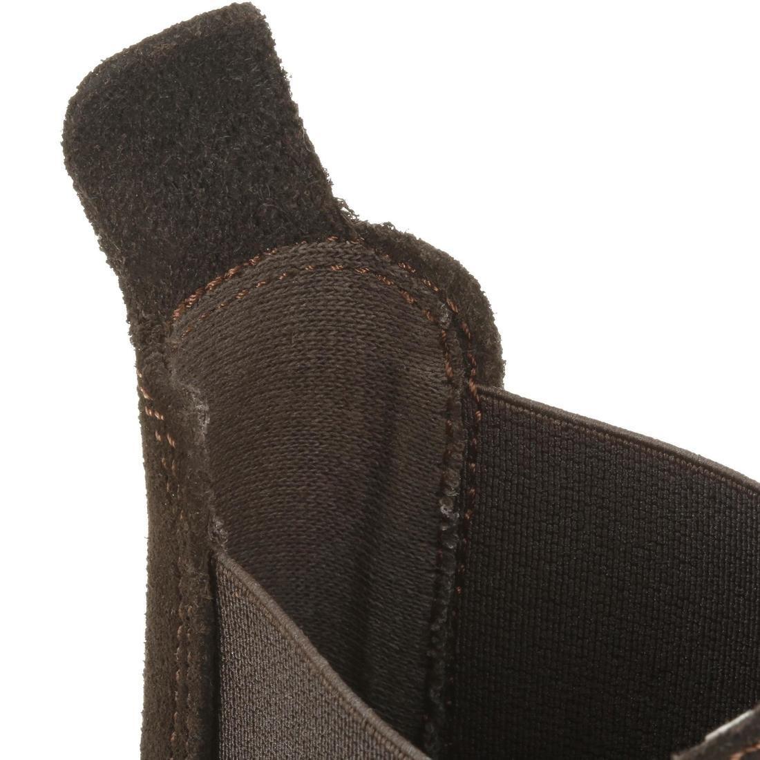 Classic Adult Horse Riding Leather Jodhpur Boots, Walnut Brown, No Color, large image number 12