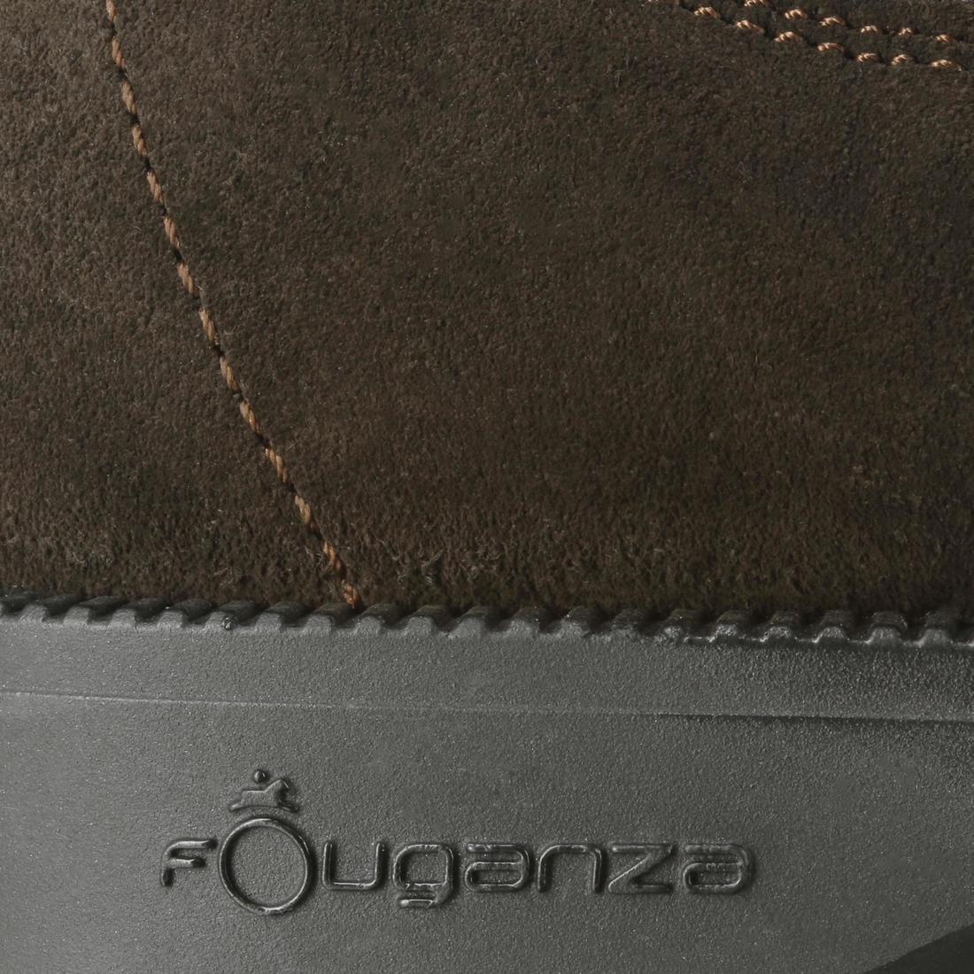 Classic Adult Horse Riding Leather Jodhpur Boots, Walnut Brown, No Color, large image number 13