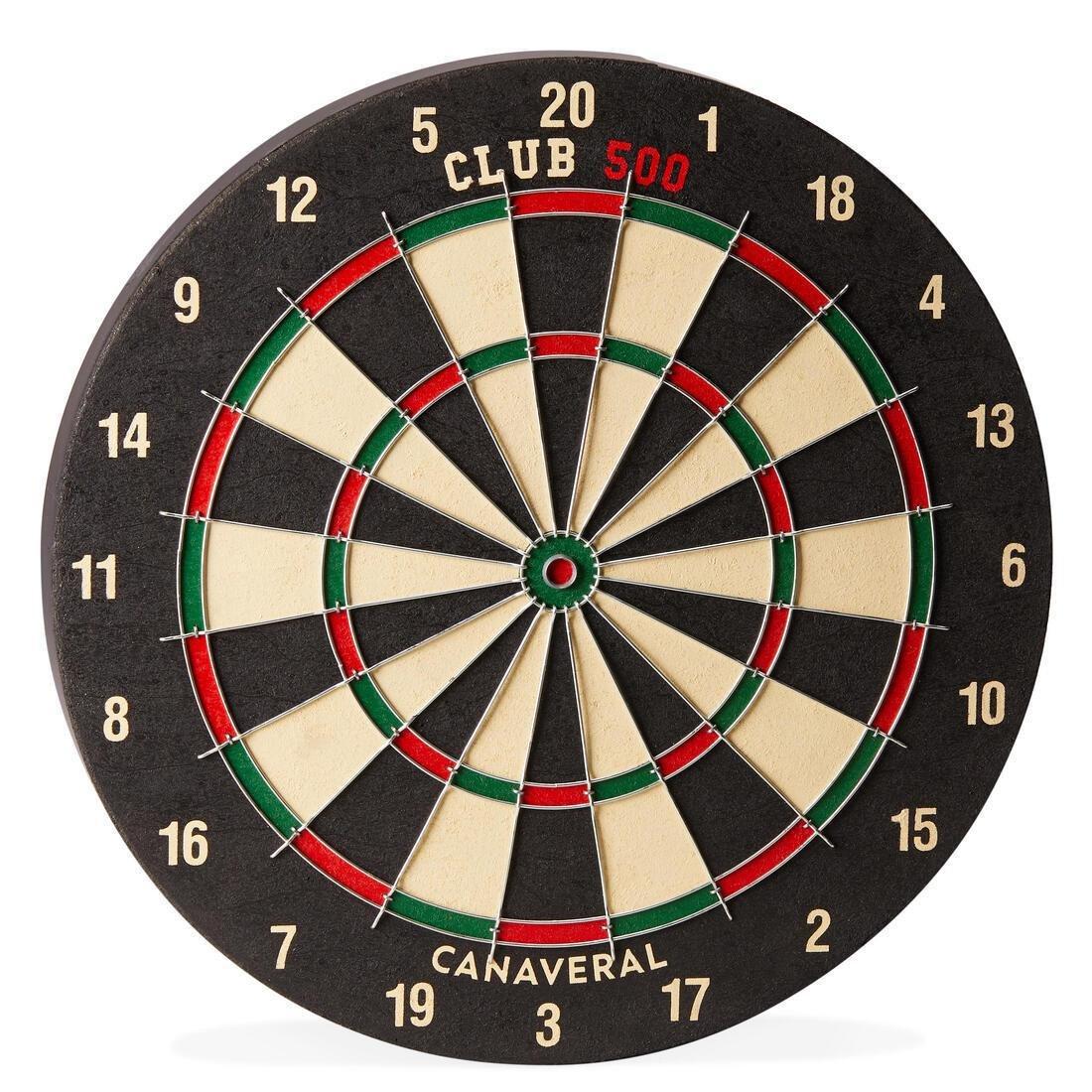 Club 500 Traditional Dartboard, No Color, large image number 0