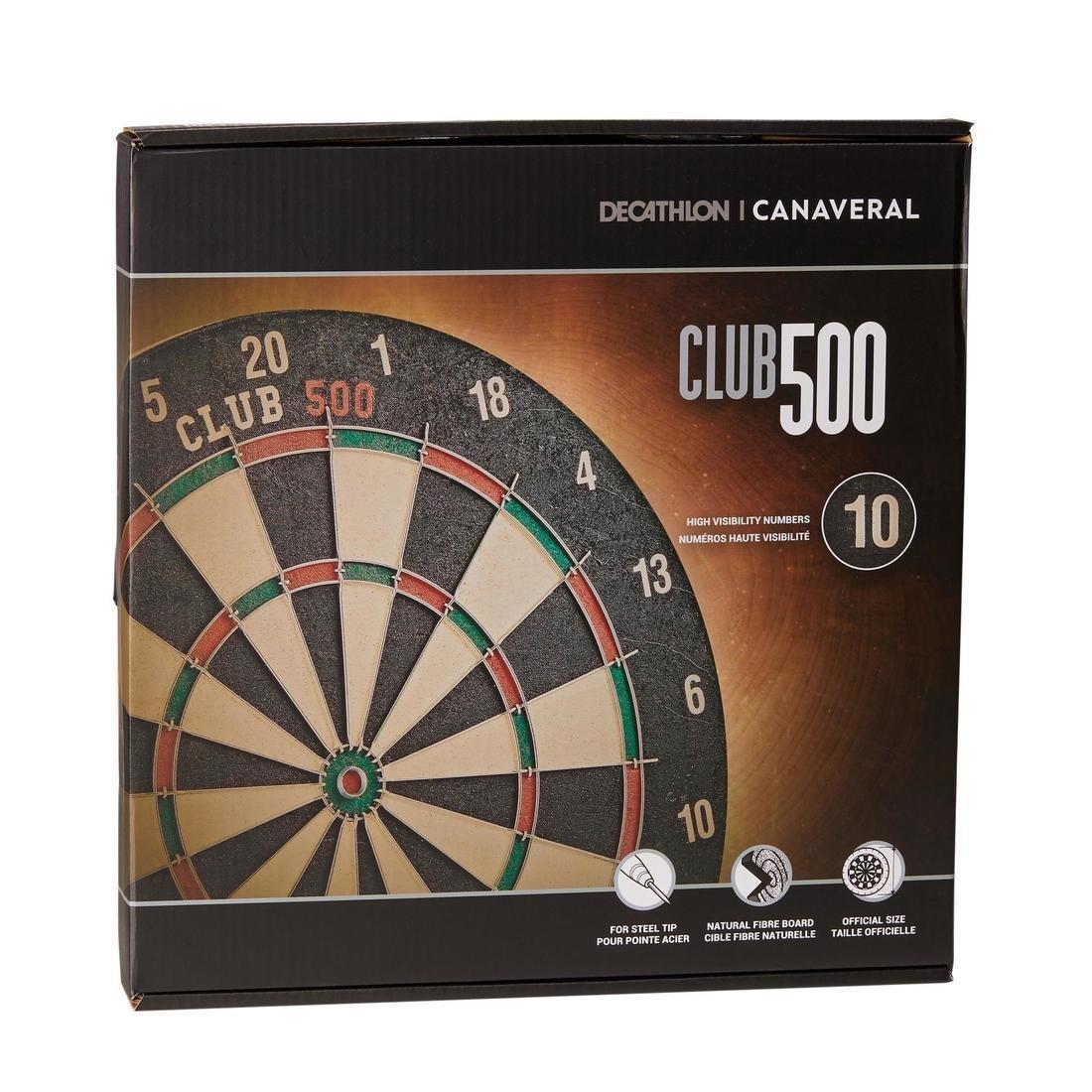 Club 500 Traditional Dartboard, No Color, large image number 1