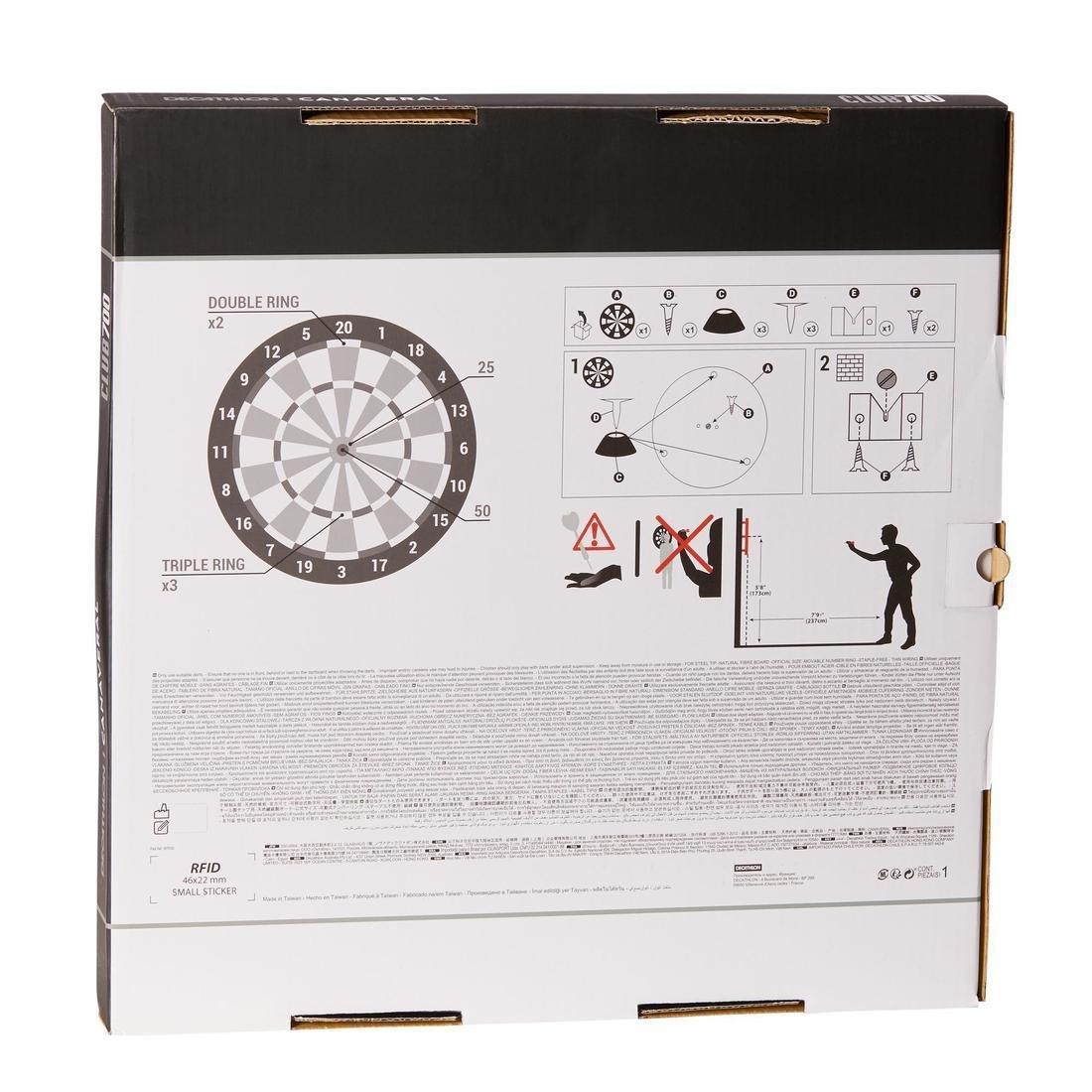 Club 700 Traditional Dartboard, No Color, large image number 8