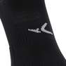 DOMYOS - Unisex Invisible Fitness Cardio Training Socks Twin-Pack, Black