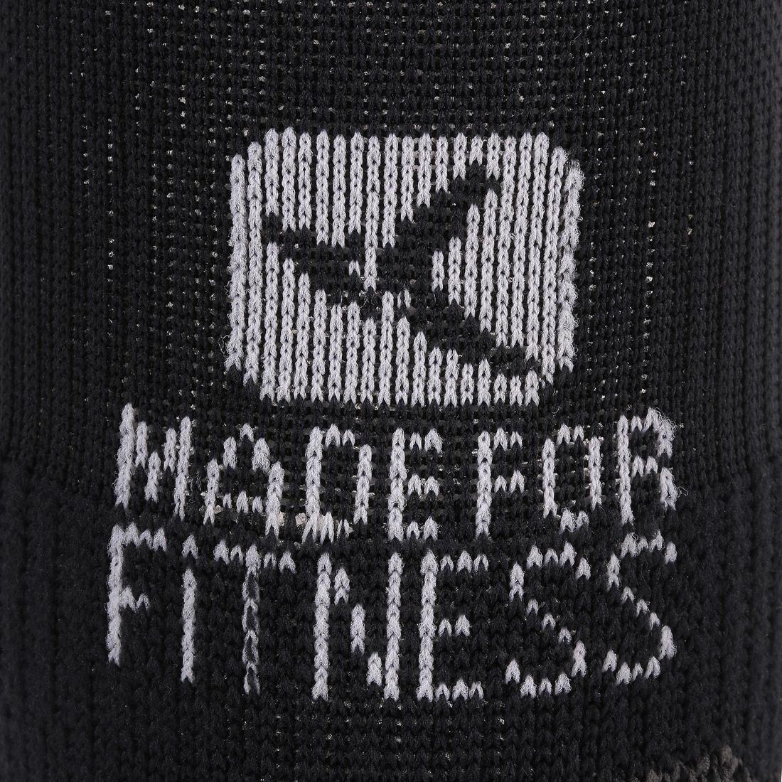 Invisible Fitness Cardio Training Socks Twin-Pack, Black, , large image number 2