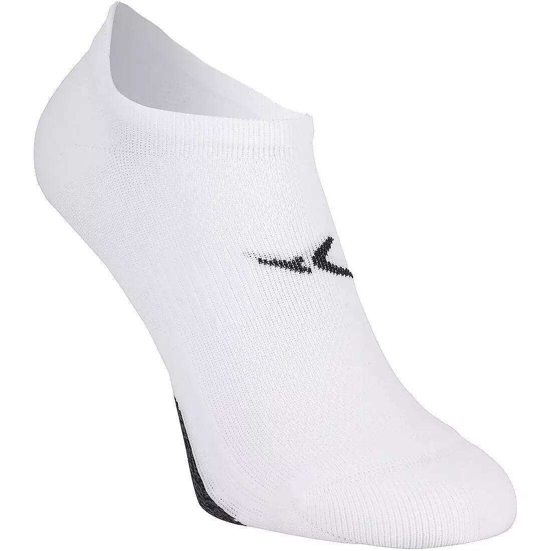 Invisible Fitness Cardio Training Socks Twin-Pack, White, No Color, large image number 0