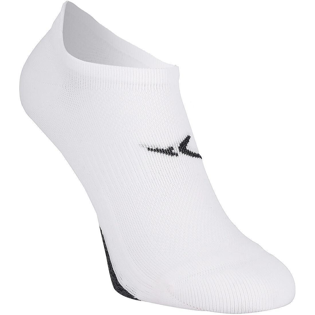 DOMYOS - Invisible Fitness Cardio Training Socks Twin-Pack-White