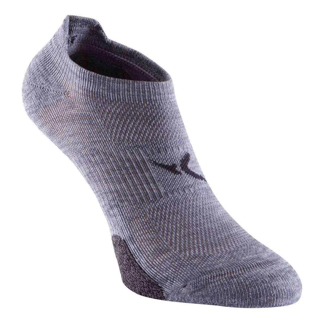 Unisex Invisible Fitness Cardio Training Socks - Twin-Pack, Blue, , large image number 3