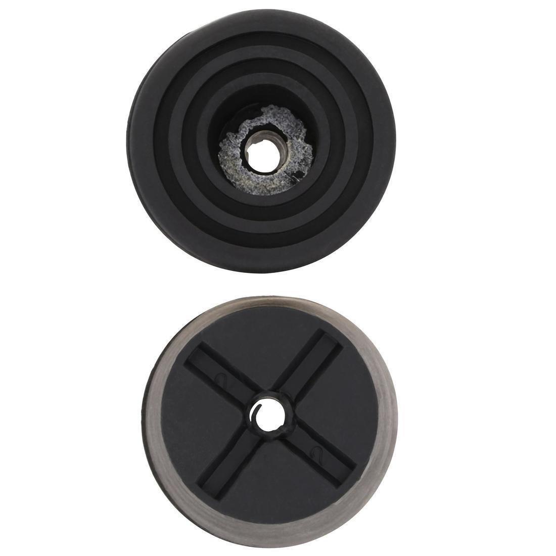 Adult Quad Roller Skate Brake Pads Twin-Pack, Black, No Color, large image number 5